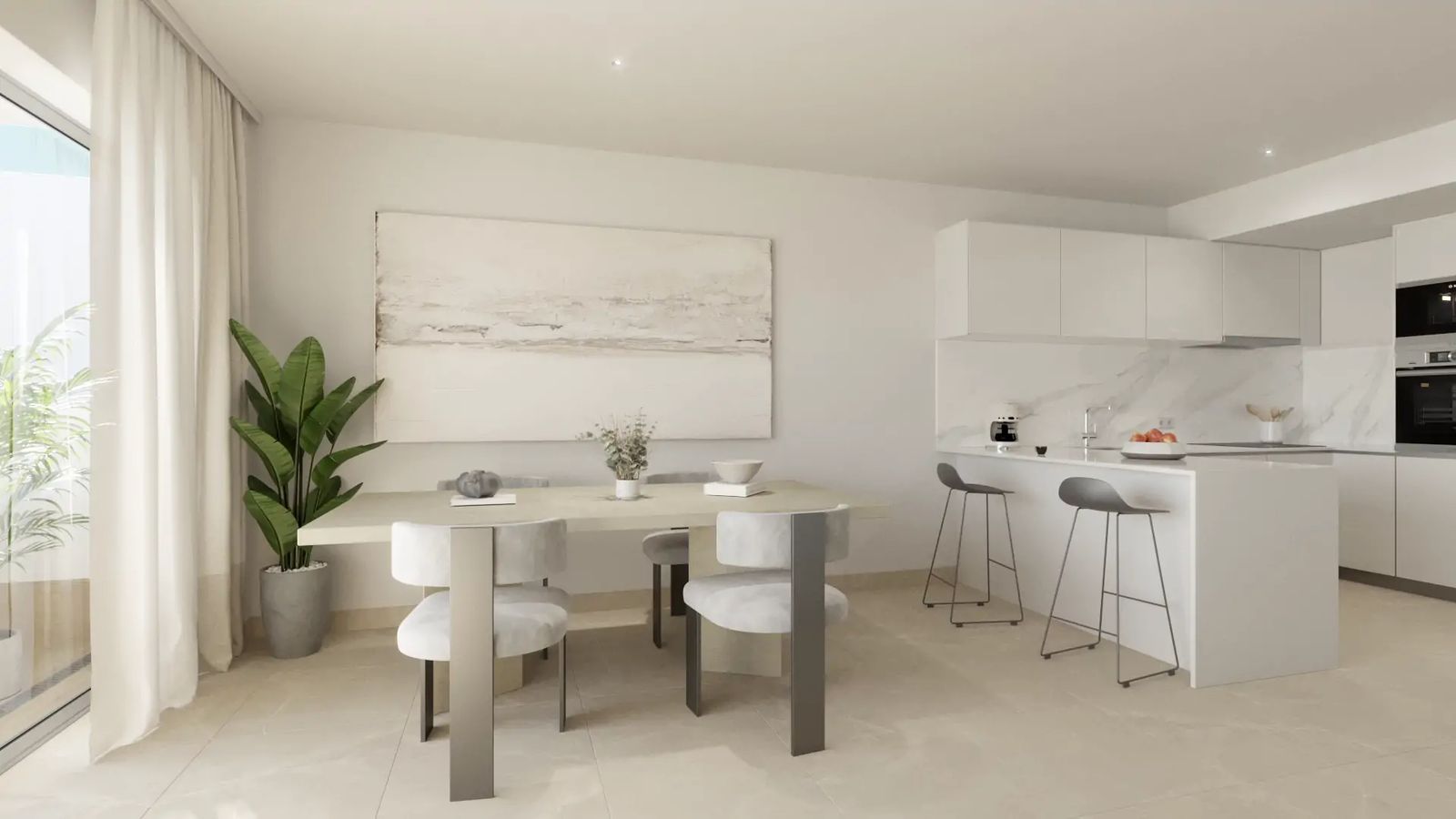 05 modern apartment kitchen dining